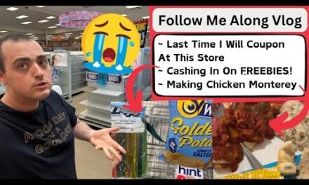 LAST TIME I WILL COUPON AT THIS STORE! ~ CASHING IN ON FREEBIES ~ MAKING CHICKEN MONTEREY ~VLOG 8/26