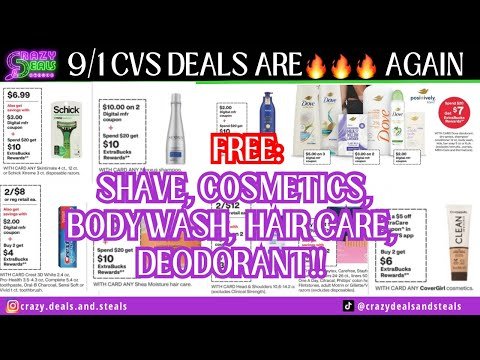 🔥9/1 CVS Deals {11 MUST DO CVS DEALS} LOTS OF FREEBIES! ANOTHER 🔥 WEEK- CVS Couponing🔥#cvsdeals