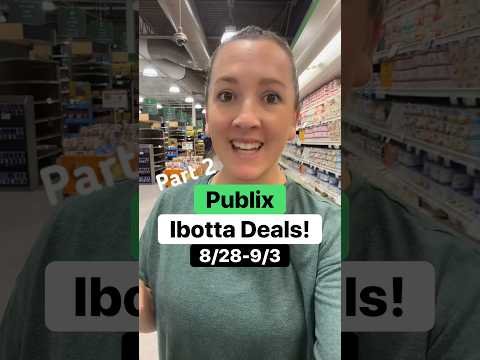 Easy Ibotta Rebates at Publix! |Save on Groceries 8/28-9/3