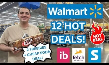 12 HOT WALMART COUPONING DEALS! ~ 2 HOT FREEBIES / CHEAP SODA DEAL / MORE ~ AUGUST 2024