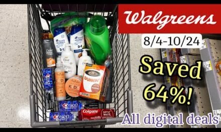 Walgreens Haul – Save 64% using all digital coupons! 8/4-10/24