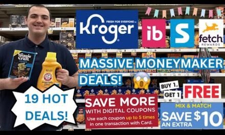 MASSIVE MONEYMAKER DEALS AT KROGER THIS WEEK! ~ 19 HOT KROGER COUPONING DEALS ~ SUCH A GOOD WEEK!