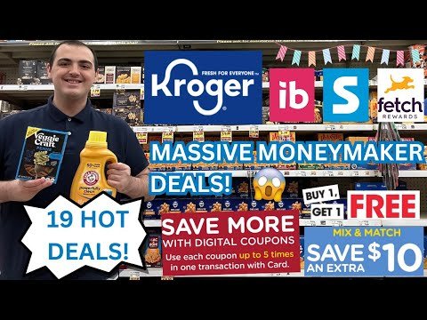 MASSIVE MONEYMAKER DEALS AT KROGER THIS WEEK! ~ 19 HOT KROGER COUPONING DEALS ~ SUCH A GOOD WEEK!