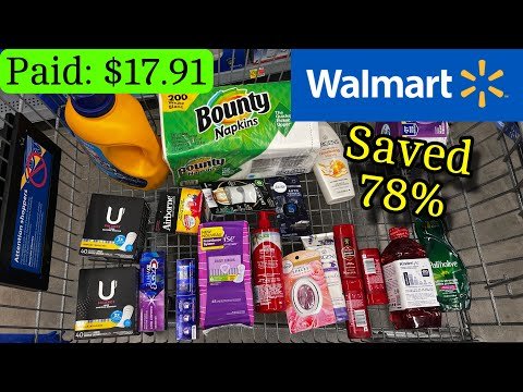 WALMART Ibotta Haul! Save 78% using all digital coupons! | Ibotta Bonuses 8/4-10/24