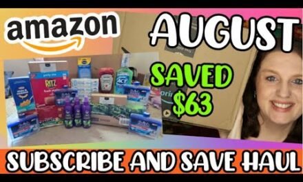 Amazon Subscribe and Save Haul || August 2024 || Saved Over $63 || Brandclub Savings