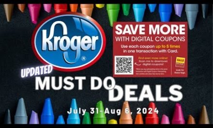 *MONEYMAKER* Kroger UPDATED Must Do Deals for 7/31-8/6 | MORE DEALS + Box Top Updates