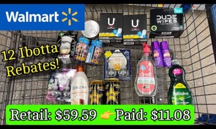 Walmart Ibotta Haul – Save 81% with ALL DIGITAL DEALS! 8/11-17/24