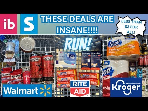 *RUN!* THESE DEALS ARE INSANE! ~ PAID UNDER $3 FOR EVERYTHING ~HOT WALMART / KROGER / RITE AID DEALS