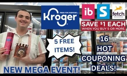 5 FREE ITEMS AT KROGER! ~ 16 HOT KROGER COUPONING DEALS! ~ NEW MEGA EVENT & MORE ~ 08/14/24