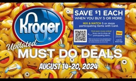 *5 FREEBIES* Kroger UPDATED Must Do Deals for 8/14-8/20 | MEGA SALE Deals + MORE