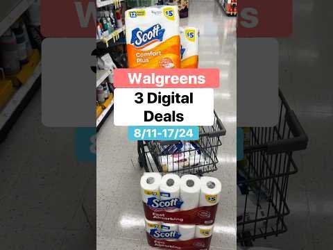 3 Walgreens Digital Coupon Deals 8/11-17/24