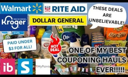 ONE OF MY BEST HAULS EVER (LESS THAN $3 FOR ALL!) ~THESE DEALS ARE UNBELIEVABLE~WALMART/KROGER/DG/RA