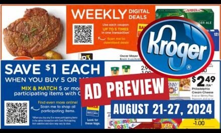 *MEGA SALE* Kroger Ad Preview for 8/21-8/27 | Buy 5 or more Save $1 Each MEGA SALE & MORE