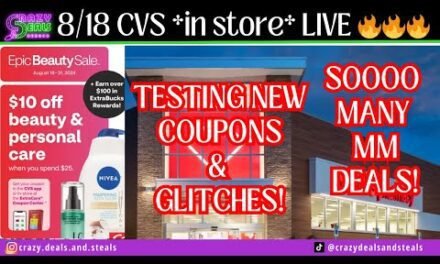 8/18 CVS *in store* LIVE🔥8/18 CVS Couponing- $10/$25 Beauty CRT is 🔥SOOOO Many Hot Deals/Glitches