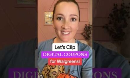 Clipping Digital Coupons for Walgreens!