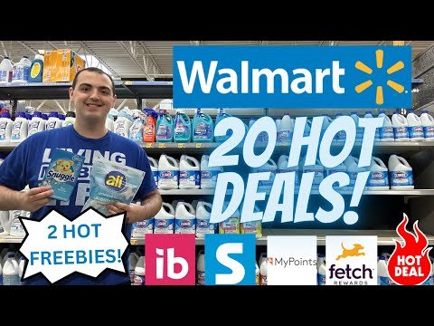 20 HOT WALMART COUPONING DEALS! ~ 2 HOT FREEBIES! ~ AUGUST 2024