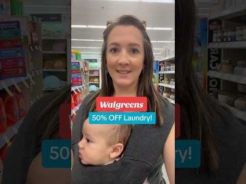 Walgreens Laundry Deal – 50% OFF! 8/18-24/24