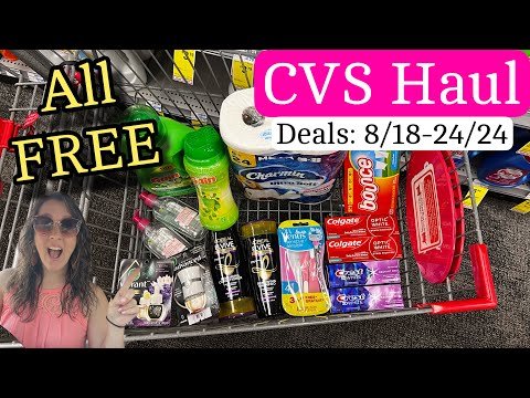 CVS Haul – Scored $95 of products FOR FREE! Easy Money Maker Deals! 8/18-24/24