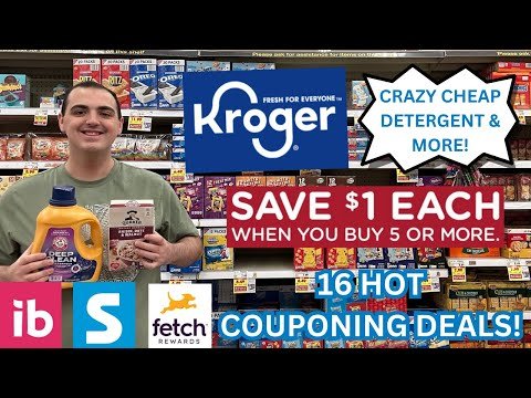 16 HOT KROGER COUPONING DEALS THIS WEEK ~ CRAZY CHEAP DETERGENT DEAL / MORE ~ MEGA EVENT ~ 8/21-8/27