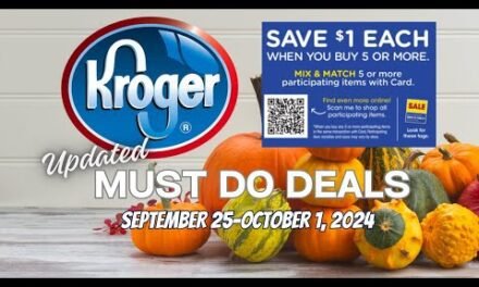 *RUN DEAL* Kroger UPDATED Must Do Deals for 9/25-10/1 | TONS of MEGA DEALS!