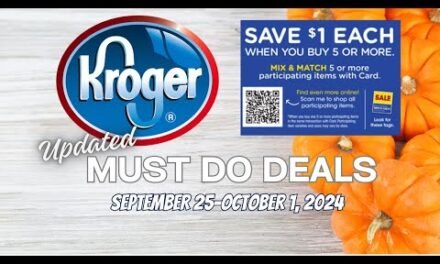 *Whoa!* Kroger UPDATED (again) MUST DO Deals for 9/25-10/1 | MEGA + MORE