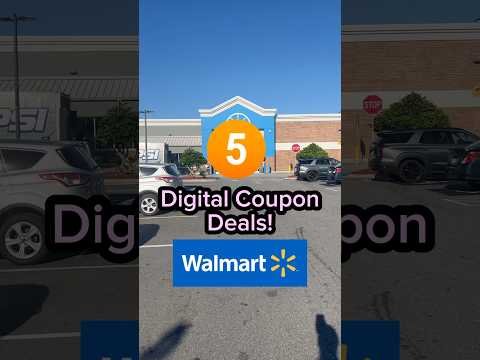 5 Digital Coupon Deals at Walmart! #walmartcouponing