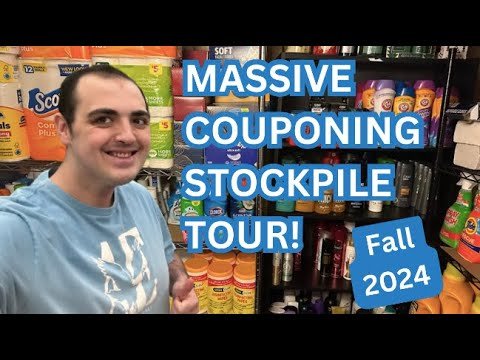 MASSIVE COUPONING STOCKPILE TOUR! ~ I AM SO THANKFUL FOR THIS! ~ FALL 2024 STOCKPILE TOUR