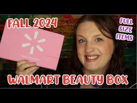 Walmart Beauty Box Unboxing || Fall 2024 || Full Size Items || Travel Size Items