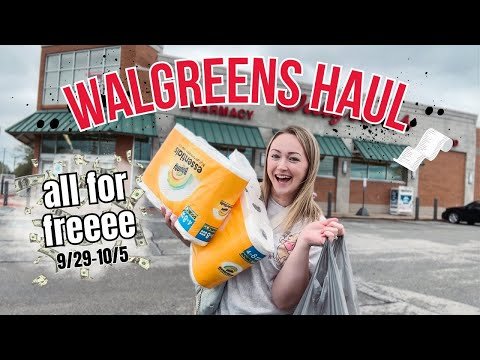 FREE walgreens haul 🔥 (9/29-10/5) // come coupon with me!!