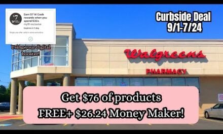 Walgreens Online Deal! Huge $26 MONEY MAKER Curbside Deal 9/1-7/24