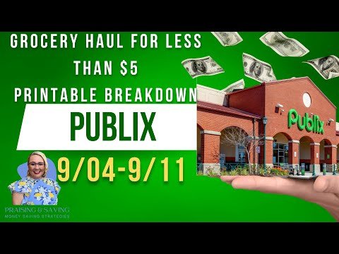 Publix Deals This Week for Less Than $5 for 9/04-9/11 using the IBOTTA app, Publix App, and Fetch