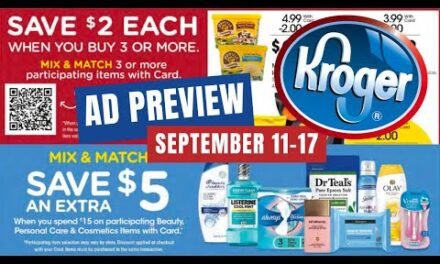 *MEGA SALE* Kroger Ad Preview for 9/11-9/17 | Buy 3 or More Save $2 Each Mega, Beauty Event, & MORE