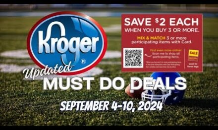 *NEW DEALS* Kroger UPDATED (Again) Must Do Deals for 9/4-9/10 | New Mega + More Deals