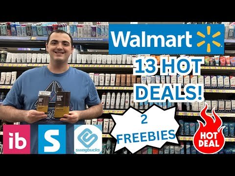 13 HOT WALMART COUPONING DEALS! ~ 2 HOT FREEBIES /  HOT DEAL ON EVERY MAN JACK/MORE ~ SEPTEMBER 2024