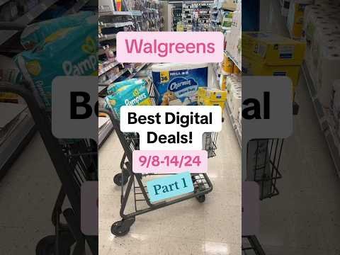 Best Digital Deals at Walgreens this week 9/8-14/24. PART 1