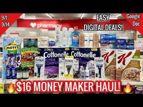 CVS Free & Cheap Digital Coupon Deals & Haul|9/1-9/14|Personal Care Money Makers|Learn CVS Couponing