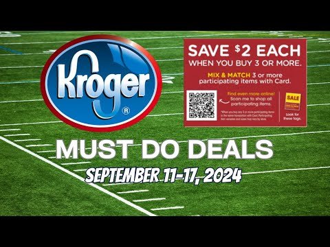 *FREEBIE* Kroger MUST DO Deals for 9/11-9/17 | Mega Sale, Beauty Event, 5x Digitals, & MORE