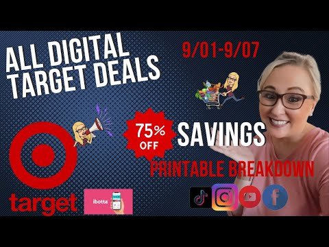 🔥 Save 75% at Target! Exclusive Digital Deals 9/1-9/7 🔥