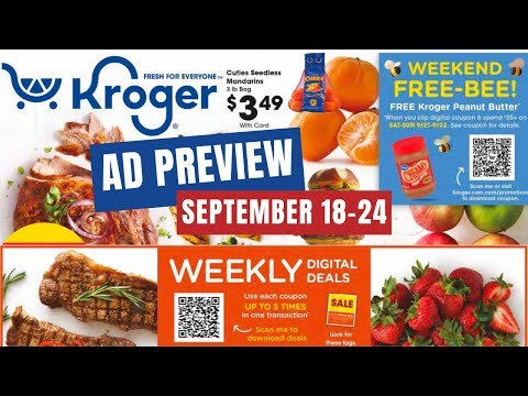 *MORE MEGA* Kroger Ad Preview for 9/18-9/24 | Mega Sale, Weekly Digitals, Beauty Event, & MORE