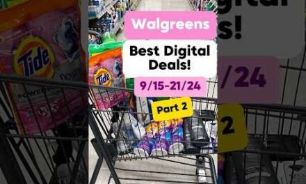 Walgreens Best Digital Coupon Deals this week! 9/15-21/24