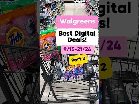 Walgreens Best Digital Coupon Deals this week! 9/15-21/24