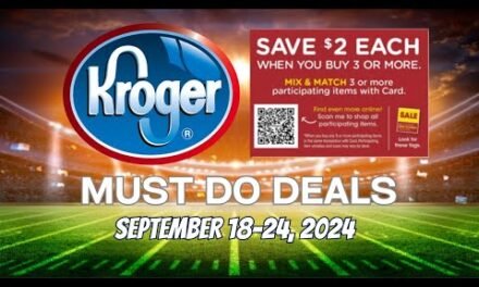 *2 Freebies + Glitch* Kroger MUST DO Deals for 9/18-9/24 | Mega Sale, Weekly Digitals, & MORE