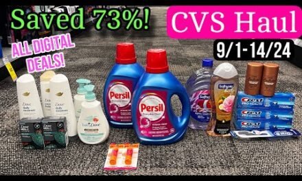 CVS Haul- Saved 73% This Week! All digital coupon deals! 9/1-14/24