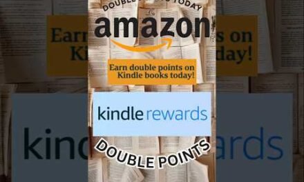 Double Points September 19th on Kindle Rewards #Kindle #Kindlerewards #doublepoints #amazonkindle