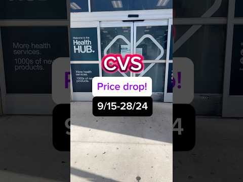 CVS Price Drop 9/15-28/24