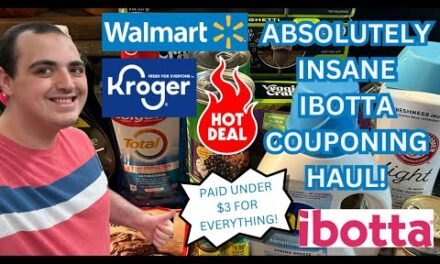 ABSOLUTELY INSANE IBOTTA COUPONING HAUL! ~PAID UNDER $3 FOR EVERYTHING!~FINISHED TWO IBOTTA BONUSES!