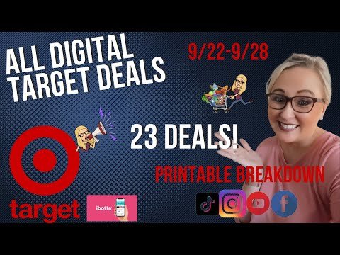 Digital Target Deals for 9/22-9/28 with IBOTTA, Fetch, Shopkicks, and Gift Card Deals