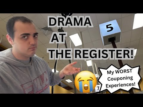 DRAMA AT THE REGISTER WHILE COUPONING! ~ MY WORST COUPONING EXPERIENCES