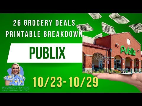 26 Digital Deals at Publix for 10/23-10/29