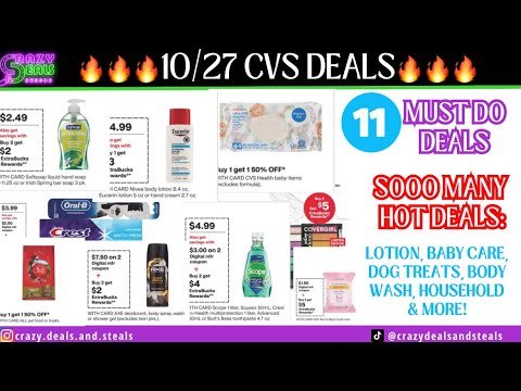 🔥10/27 CVS 11 MUST DO DEALS🎉HOT MM’S + HOUSEHOLD, PET CARE, BODY WASH & MORE- CVS Couponing